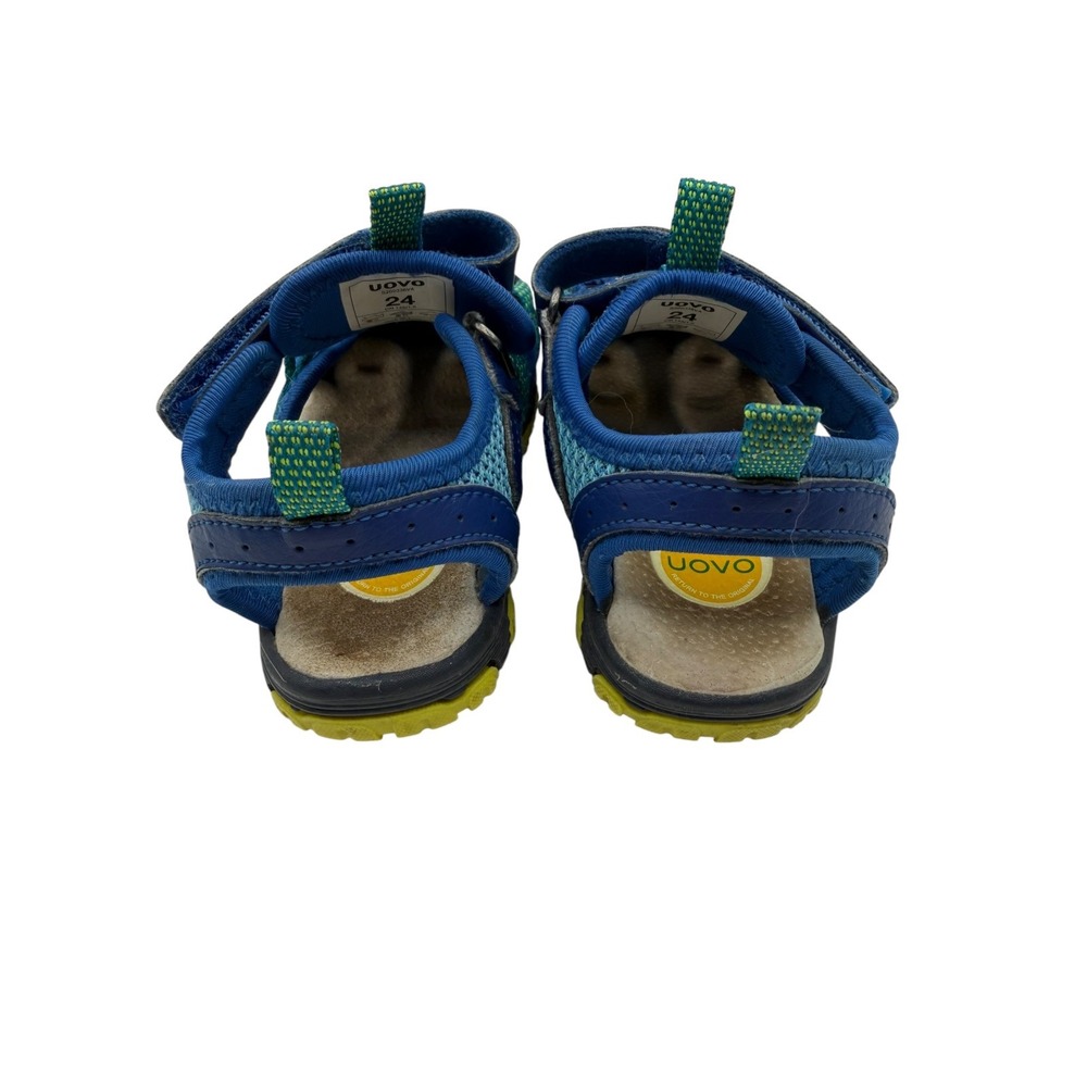 UOVO Sport Sandals Toddler Size 8 Blue Green Closed Toe Athletic Gorpcore - Picture 3 of 10